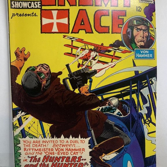 DC Showcase Presents #58 ENEMY ACE 1965 VON HAMMER  Comic Book High Condition - Picture 1 of 2